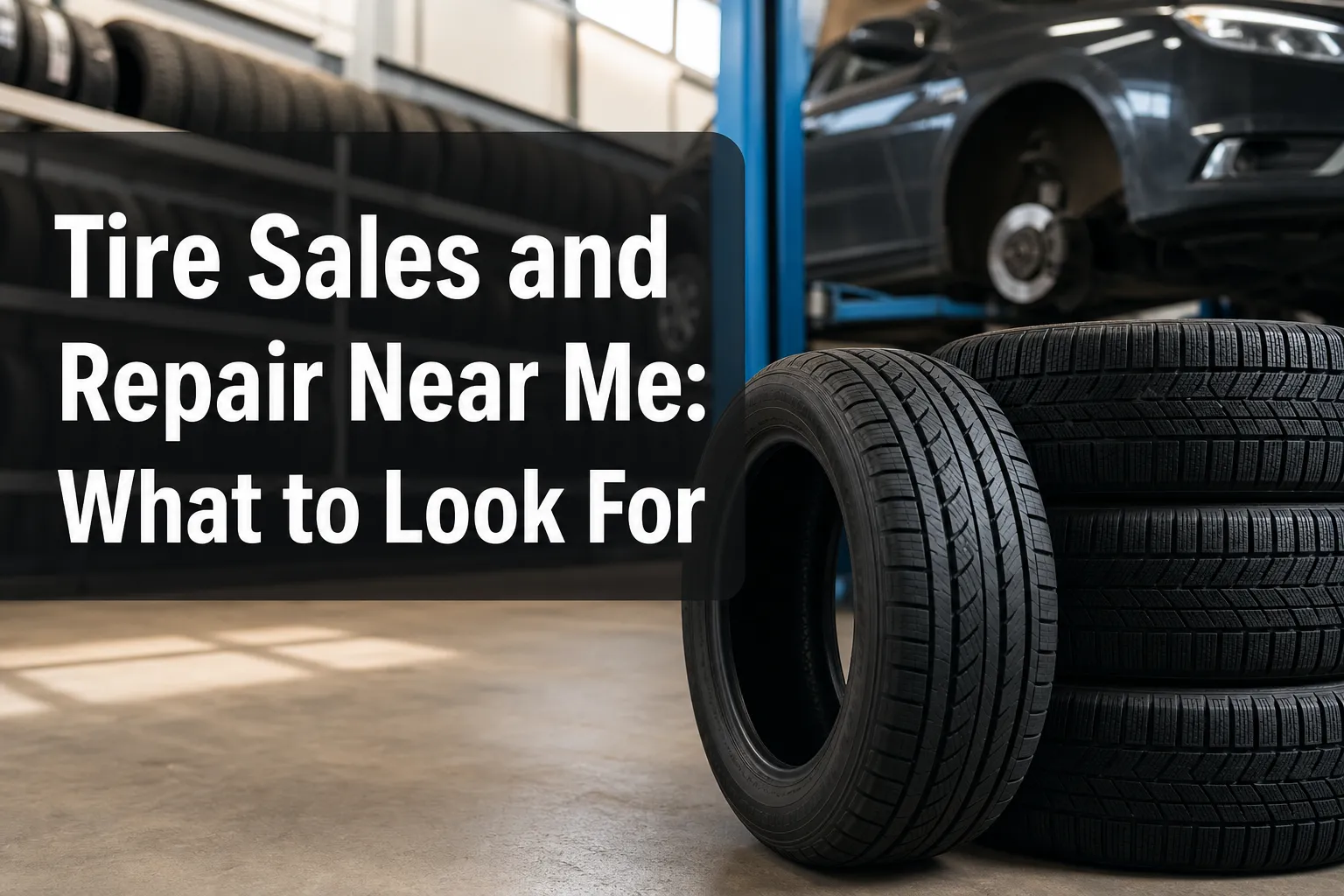 Tire Sales and Repair Near Me: What to Look For