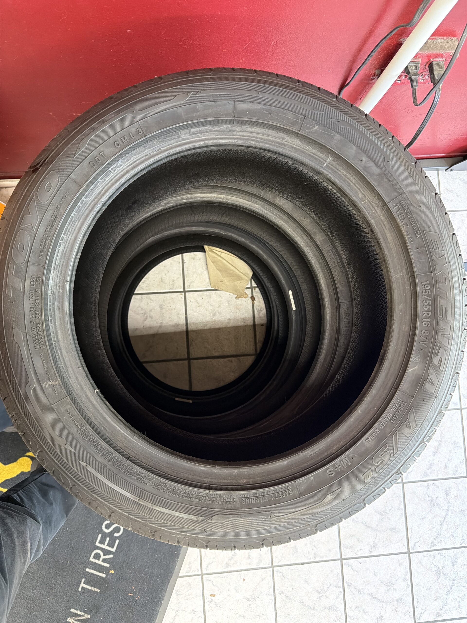 Toyo Tires Extensa A/S II 195/55R16 87V New All-Season Tire - Image 2