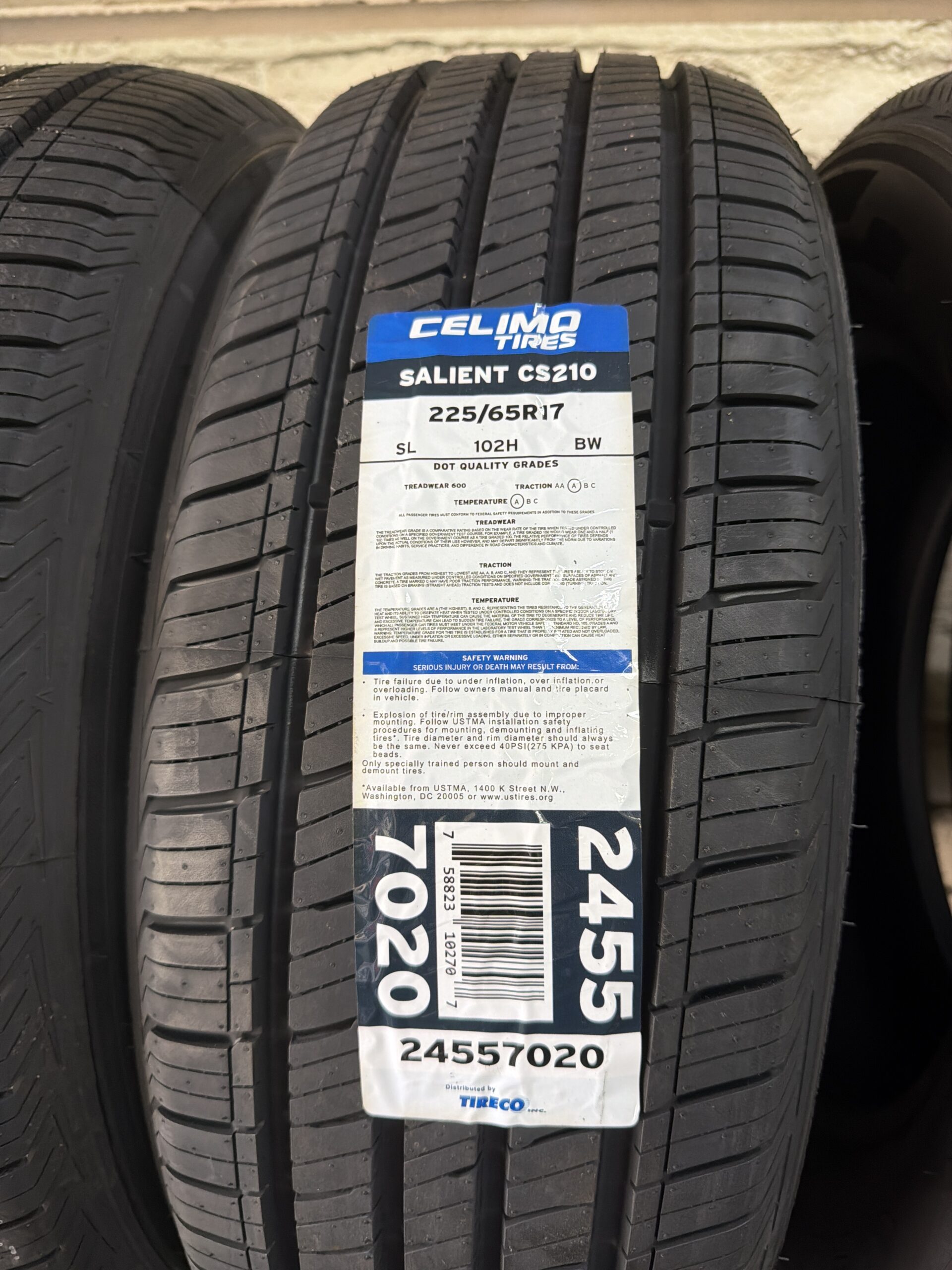 Celimo Tires Salient CS210 225/65R17 new all-season tire