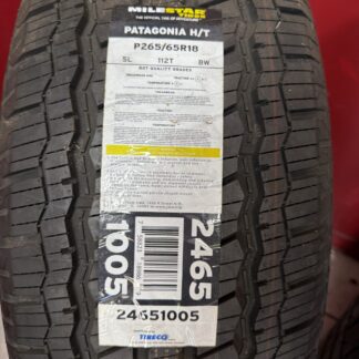 Milestar Patagonia H/T new tire size 265/65R18