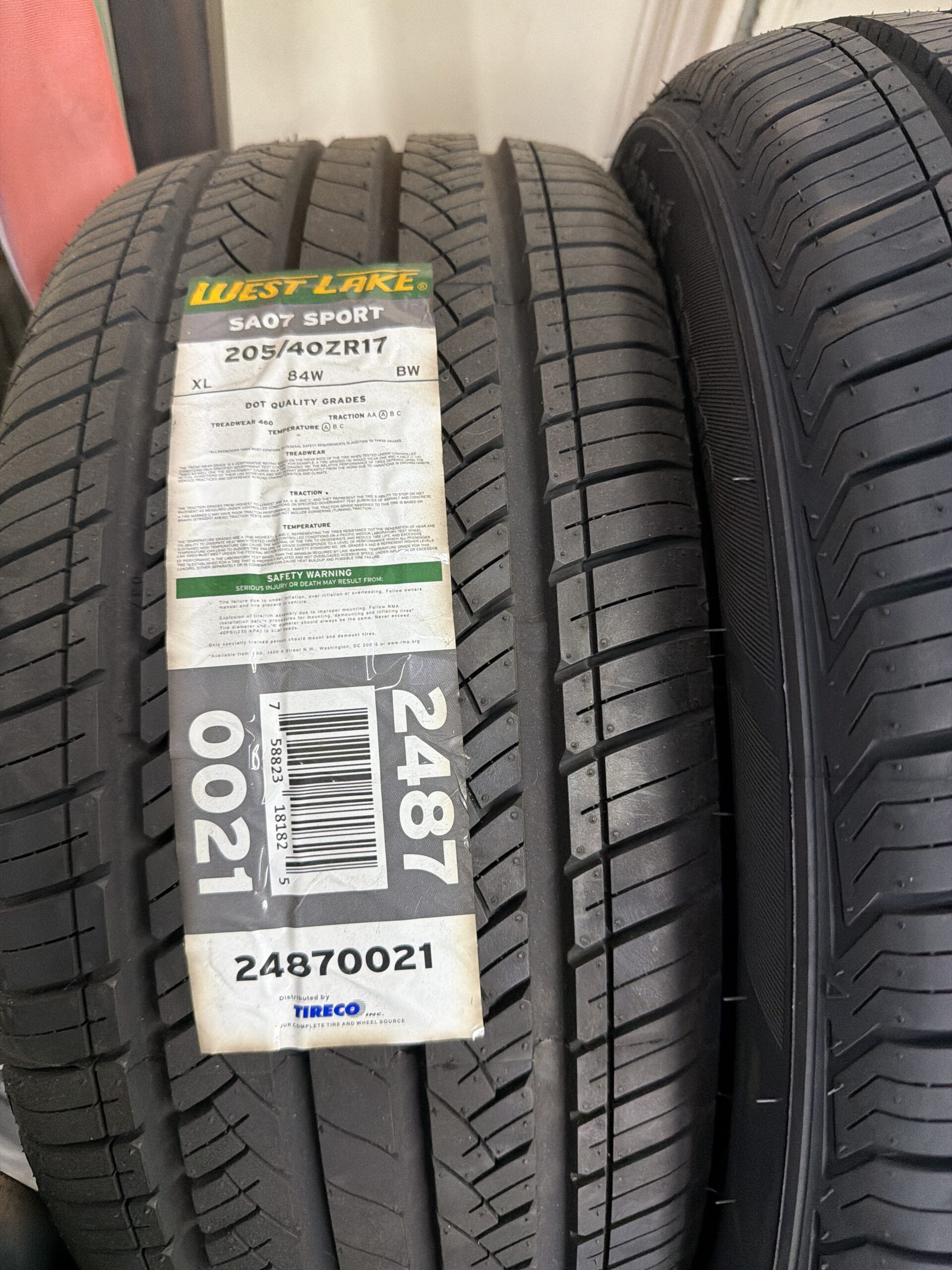Westlake SA07 Sport 205/40R17 84W new all-season tire